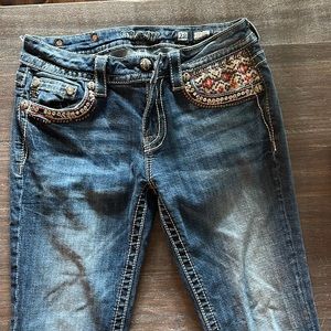 CUTE MissMe jeans size 28, Mid rise boot cut. GREAT used condition